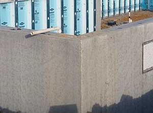 Сборный фундамент из бетонных изделий