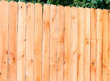 Забор из древесины